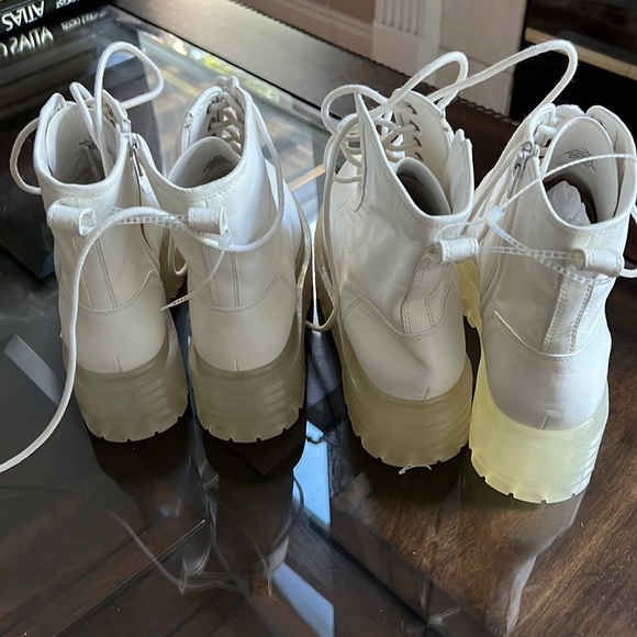 GB
Moon-Walk Leather Platform Combat Booties - Picture 4 of 11